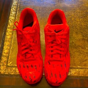 Nike air max 90 red sneakers